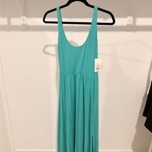 Sleeveless Teal Maxi Dress